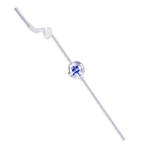 Karooch Windmill Shape Transparent Drink Straw Retractable Curved Drink DIY Art Extended Hard Straw for Cocktail Party Sweet Shop Beverage Shop Decoration