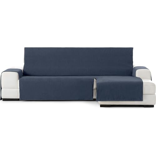 ECOMMERC3 Chaiselong Bankhoes rechts, elastisch, voor rugleuning, zitting en armleuningen, blauw