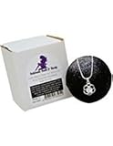 Bath Bomb with Silver (925) Necklace Surprise Inside 8.1oz Sparkly Little Black Dress and Kaolin & Coconut Oil