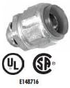 2" Liquid Tight Connector, Striaght, Insulated, Malleable Iron // 476S