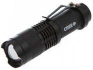 ENKER Ultra Fire Bright Mini LED Flashlight Tactical Pocket Light, Refund High-Powered Home Tools , Water Resistant Handheld Torch with Zoom Function