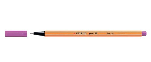 Ручка капиллярная Stabilo point 88 (0.4) сиренев. 88/58 (4006381292351)