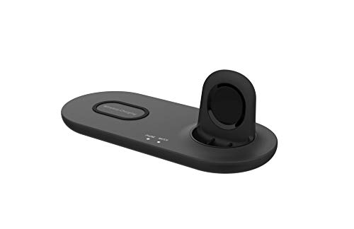 Kartice 2 in 1 Wireless Fast Charging Stand Pad &Samsung Galaxy Watch Charging pad Holder for Uiversally Qi Enabled Phones and Select Samsung Galaxy Watch (42) mm /(46) mm/Gear S3 Watches. - Thumbnail 5
