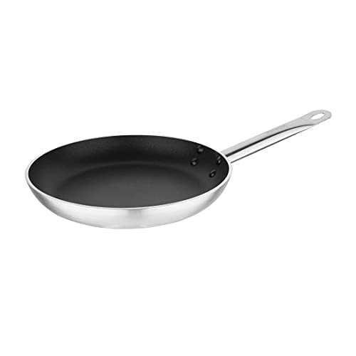 Vogue Aluminium Non-Stick Teflon induction Frying Pan 28cm - all Hobs, Suitable for commercial Use CB902