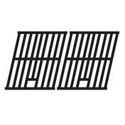 Music City Metals 65112 Matte Cast Iron Cooking Grid Replacement for Select Outdoor Gourmet and Shinerich Gas Grill Models, Set of 2