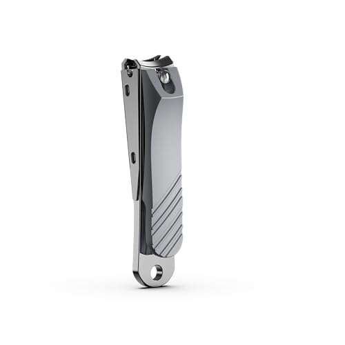 BEZOX Selbstsammelnder Nagelschneider - Edelstahl Ergonomischer Ultra Sharp Nagelfeile Cutter für Fingernagel und Fußnägel