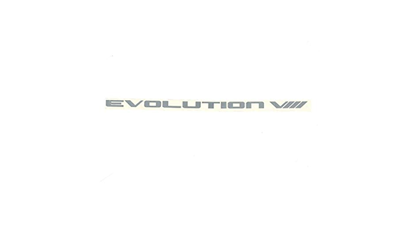 Amazon Com 1 Piece Auto Car Vinyl Racing Decal Sticker For Evolution X And Evolution Viii Silver Compatible W Mitsubishi Lancer Evo Jdm Evolution Viii Automotive