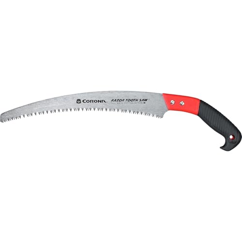 Corona Tools 13-Inch RazorTOOTH Pruning Saw | Tree Saw Designed for Single-Hand Use | Curved Blade Hand Saw | Cuts Branches up to 7