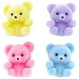 Miniature Assorted Pastel Flocked Teddy BearsNew by: CC