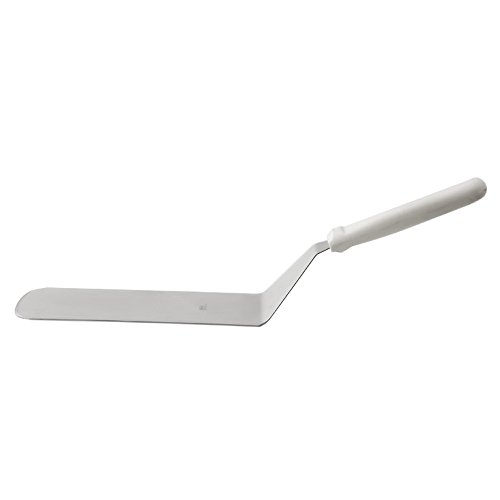 LU2000 Kitchen and Cook Metal Spatula, Heavy Duty 15 Inches Long Spade Cooking for BBQ Kitchen Baking Scraper Barbecue Help Spatula Stainless Pizza Big Size Cake Shovel - White