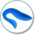 Silicone U-shape Heel Spur Cushion 100% Medical Grade Silicone (Medium)