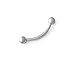 Scrap Metal 23 316L Surgical Steel Bent Curved Barbell 10g 10 Gauge 1 inch