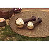 BRONZE/KANSA FOOT & BODY MASSAGER AYURVEDIC & HEALTH BENEFITS | Benefits of Alloy Metal Massage for Detoxification and Deep Relaxation - BIG & SMALL