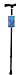 Carex Health Brands Designer Folding Cane, Red