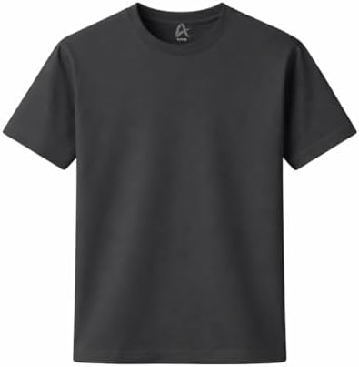 Allsense Men's Longline Curved Hem T-Shirt, 100% Combed Ring-Spun