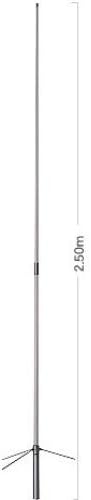 HamKing X-200N2 2m/70cm Dual Band Station Antenna 250cm Length