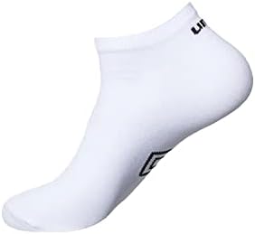 Meias Leves Masculinas - Pack de 6 - Meias Masculinas de Roupa Desportiva, Tecido Macio ou Acolchoado
