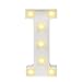 Pooqla Colorful LED Marquee Letter Lights with Remote – Light Up Marquee Signs – Party Bar Letters with Lights Decorations for The Home - Multicolor O