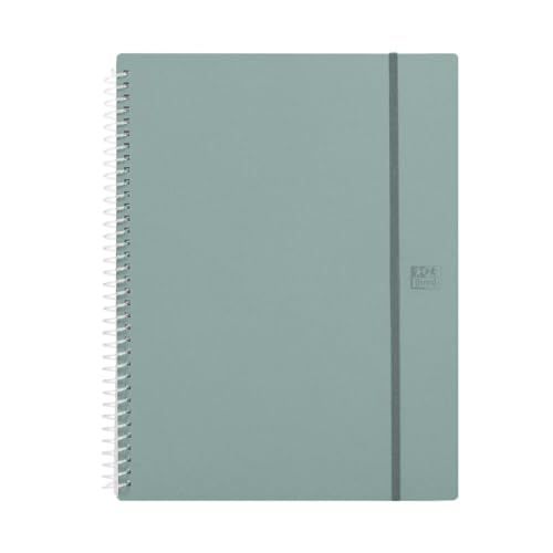 Oxford Forest A4+ Folder with 50% Recycled Polyfoam, 20 Transparent Pockets, Jade