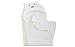 LURDDESLURDDES Cute Baby Newborn Boys Girls Hooded Blankets Unisex Bear Hoodie White Swaddle Plush Blanket