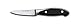 J.A. Henckels International 16021-000 Forged Synergy Starter Knife Set, 3-piece, Black/Stainless Steel