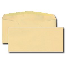 #10 Regular Envelope - Pastel - 24# Ivory (4 1/8 x 9 1/2) - Soft-hued Business Envelope Series (Box of 500)