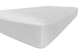 American Pillowcase Queen Size Fitted Sheet Only - 300 Thread Count 100% Egyptian Cotton - Pieces Sold Separately for Set Guarantee (White)