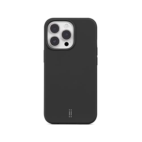 aiino Custodia Allure per iPhone 13 Pro Max, Cover in Silicone Liquido con Magnete Integrato per iPhone 13 Pro Max, Antiurto e AntiGraffio, Aggancio e Allineamento Magnetici, Nero