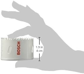Bosch 2608580396 HSS Bi-Metal Hole Saw for Standard Adaptor 14 mm 9/16 inches, Gray, 68 mm - Image 4