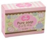 1 PC Jellys Pure Soap Whitening Soap Vitamin E White Aura Reduce Dark Spot Anti Aging,Healthy Skin