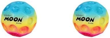 Waboba AZ-327-R Rainbow Gradient Bouncing Ball, 65 mm (Pack of 2)