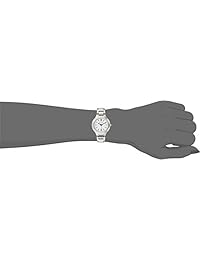 Bulova Reloj de esfera blanca para mujer, ninguno, Plateado