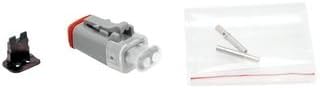 Automotive Connectors Plug 2Way Kit LED12V Contacts &amp; Wedge GRY