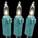 Novelty Lights 100 Light Heavy Duty Clear Christmas Mini Light Set, Green Wire, Connect 10, 50' Long