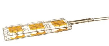 Camping S’mores Sandwich Maker, Campfire Fireside Toaster Roaster Warmer, 33-inch