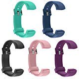 Letsfit Fitness Tracker with Heart Rate Monitor, Slim Activity Tracker Watch, Pedometer Watch, Sleep Monitor, Step Counter, Calorie Counter, Waterproof Smart Band for Kids (Replacement Bands-5 colors)