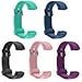 Letsfit Replacement Bands for Fitness Tracker ID115U HR, ID115U (Black Blue Pink Purple Green)