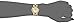 Anne Klein Women's Gold-Tone and Brown Leather Strap Watch