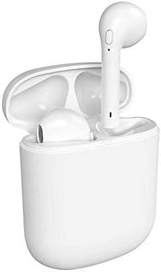I8X Wireless Earbuds,Bluetooth Wireless Earphone with Charging Case Dual Bluetooth Headphones Noise Reduction Sports Stereo Headphones with Microphone Compatible with Smartphones … (white)
