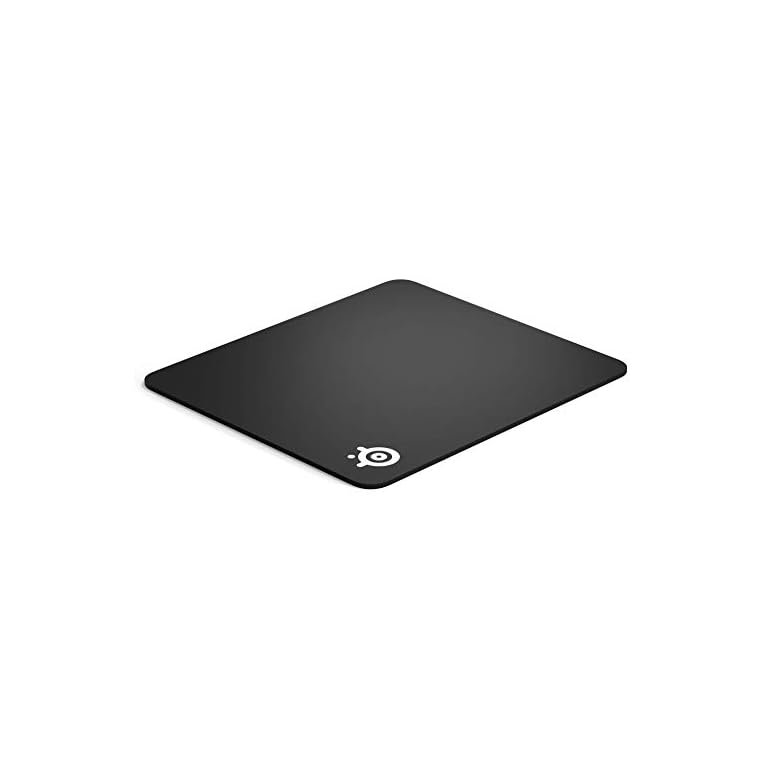 SteelSeries QcK Gaming Surface – Large Thick Cloth – Peak Tracking and Stability – Optimized For Gaming Sensors