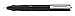 Sheaffer Pop Glossy Black Ballpoint Pen with Chrome Trim