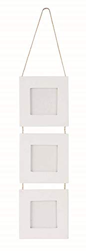 Cardboard Picture Frame 3-Part 7 x 7 cm White