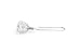Fox Run French/Spring Coil Whisk, 7.25 x 1.75 x 1.75 inches, Metallic