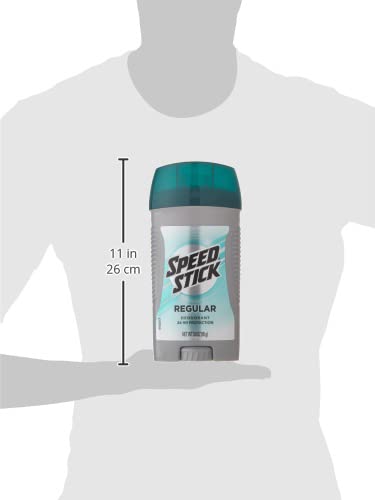 SPEED STICK SPEED STICK REGULAR DEODORANT 24HR FRESHNESS, 3 OZ