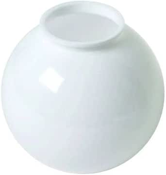 Lamp Post Globes Replacement | 8" Diameter | 4" Fitter Neck | Smooth ...