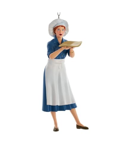 Photo 1 of Kurt Adler I Love Lucy Making Pizza Ornament 5.25 Inch Multicolor LU2231