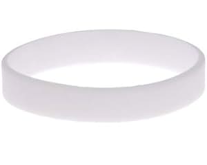 White rubber bracelets Clearance