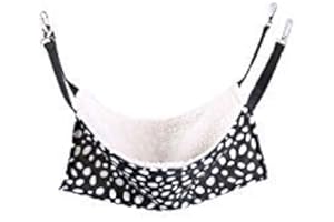 KEERSI Soft Comfortable Warm Hammock Hanging House Bed Pet Hamster Gerbil Rat Mouse Chinchilla Guinea Pig Ferret Squirrel Rabbit Kitten Puppy Small Animal Cage Toy Accessories