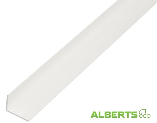 Alberts 479084 Eco Angle Profile | PVC-U, white, 1000 x 30 x 20 mm