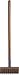 Carlisle FoodService Products Wood Oven Grill Brush & Scraper with Handle, 30 Inches, Natural